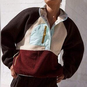 FP Movement by Free People Multicolor Fleece Pullover